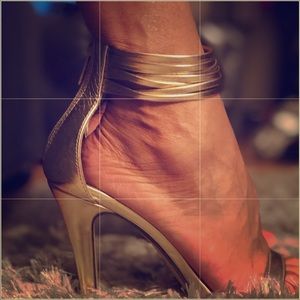 Solid Gold heels!
